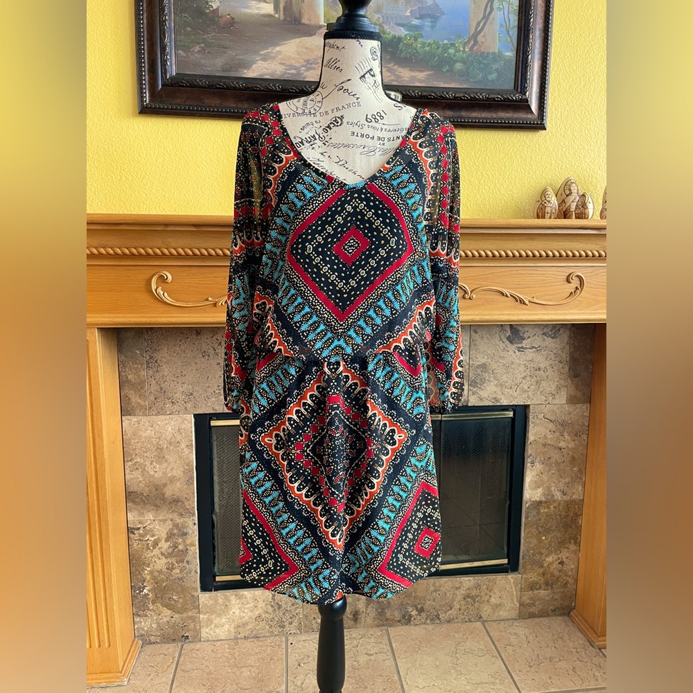 INC  mini dress multicolor